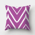 Axyaa Geometric Pattern Polyester Cushion Cover for Sofa Decor or Throw Pillow