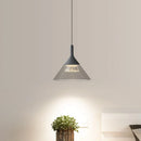 Axyaa Horn Shaped LED Pendant Lamp for Bedroom, Dining Room, and Bar Counter