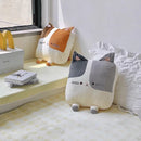Axyaa Cartoon Cat Pillow Sofa Bedhead Cat Cushion Backrest Sleeping Pillow