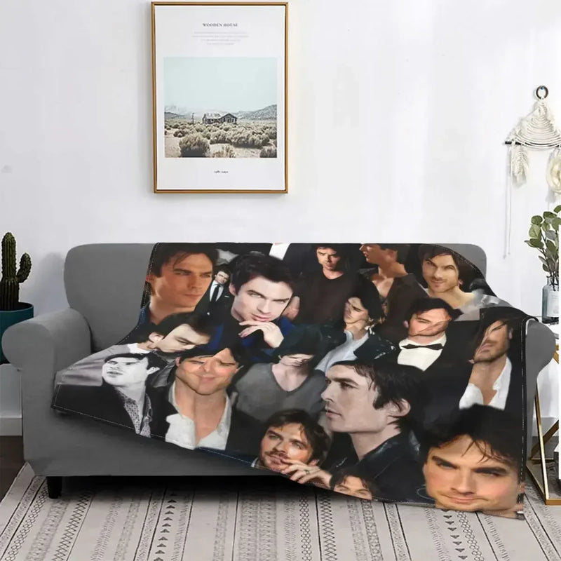 Axyaa Sagittarius Blanket Coral Fleece Plush Throw TVD Vampires Bedding