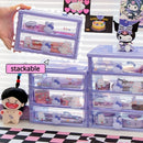 Axyaa Kawaii Desk Organizer Drawer for Stationery, Cards, and Small Objects