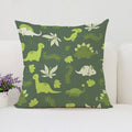 Axyaa Dinosaur Paradise Pillow Cover - Children's Room Decor - Exquisite Kids Gift