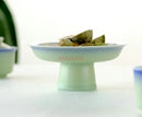 Axyaa High Leg Chinese Tea Tray - Stylish Household Tray for Dim Sum and Fruits