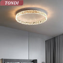 Axyaa LED Ceiling Light Dimmable Modern Round Glossy Lighting Fixtures