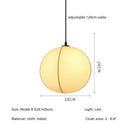 Axyaa Wabi Sabi Pendant Lights: Minimalist Nordic Dining Room Lamparas Fixture