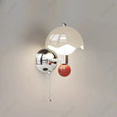 Axyaa LED European Wall Lamp: Eye Protection, Cable Switch, Decorative Lighting