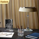 Axyaa Cream Wind Crystal LED Desk Lamp for Home Decoration in Bedroom & Living Room