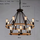 Axyaa Designer Rope LED Pendant Chandelier - Decorative Lighting for Restaurants, Hotels & Bedrooms