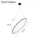 Axyaa Circular LED Pendant Light - Modern Minimalist Design for Home Décor.