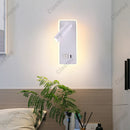 Axyaa Adjustable Angle Wall Lamp with USB Rechargeable Socket