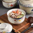Axyaa Ceramic Soup & Ramen Bowl Set - Restaurant Tableware