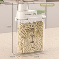 Axyaa Cereal Storage Container with Pour Spout Seal for Dry Food and Pantry Organization