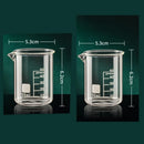 Axyaa Glass Measuring Cup Set - Clear, Durable with Heat-resisting Scale - 2PCS