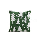 Axyaa Christmas Theme Embroidered Pillow Cover 45x45cm - Home Sofa Decoration