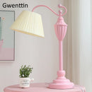 Axyaa Pink Nordic Princess LED Table Lamp for Girls Bedroom