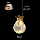 Axyaa Nordic Light Luxury Acrylic LED Chandelier for Home and Events