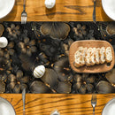Axyaa 3D Effect Table Runner for Farmhouse Dining and Wedding Decor