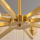 Axyaa Copper Marble Ceiling Chandeliers - Modern LED Pendant Light