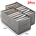 Axyaa Clothes Organizer: Foldable Closet Drawer Storage Box with Handles, Wardrobe Organizer