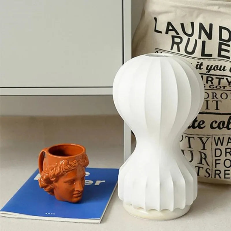 Axyaa Nordic Silk Table Lamp for Living Room Study Bedroom