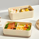 Axyaa Double-Layer Heatable Lunch Box with Tableware - Portable & Large Capacity