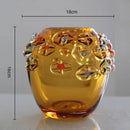 Axyaa Crystal Gemstone Hydroponics Terrarium Vase