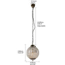 Axyaa Retro Royal Empire Crystal Pendant Chandelier