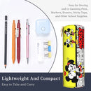 Axyaa Mickey Mouse Minnie Leather Pencil Case: Big Capacity Student School Gift