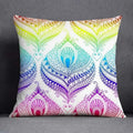 Colorful Ethnic Pattern Pillowcase by Axyaa - Ideal for Sofa, Bedroom, Car