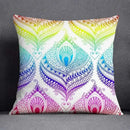 Colorful Ethnic Pattern Pillowcase by Axyaa - Ideal for Sofa, Bedroom, Car