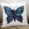 Axyaa Butterfly Printed Couch Cushion Cover 45x45cm Home Decor Pillowcase