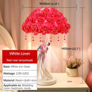 Axyaa Rose Table Lamp for Wedding Decor and Bedside Lighting