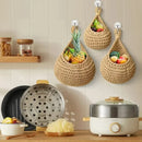 Axyaa Hanging Wall Basket Organizer for Kitchen Garden Storage