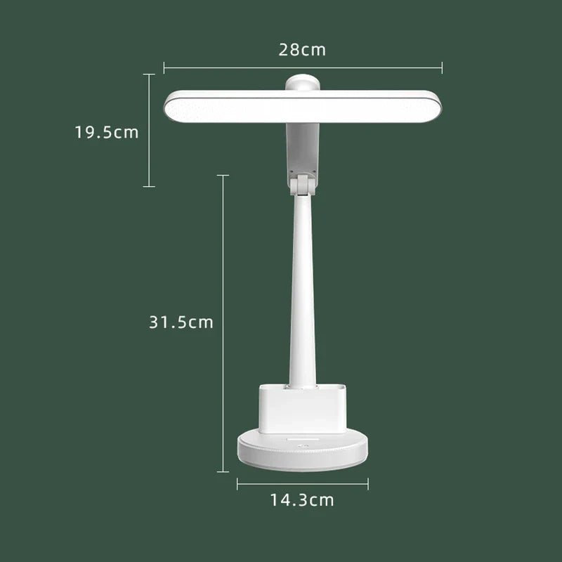 Axya LED Foldable Desk Lamp for Kids & Students - Rechargeable & Eye-Friendly