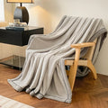 Axyaa Double Layer Milk Velvet Blanket: Warmth and Style for Bed or Sofa