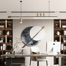 Axyaa Modern Luxury Chandelier: Creative Straight Strip Lights for Bar Table Spotlight