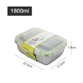 Axyaa Stainless Steel Fresh-keeping Container with Lid, Leakproof Sealed Fruit & Dumpling Storage