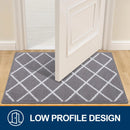 Axyaa Low-Profile Indoor Doormat Washable Absorbent Resist Dirt Non Slip Entryway Mats