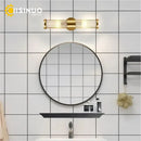 Axyaa Crystal Wall Sconce: Modern Gold Plated Metal Lamp for Bedroom, Living Room Lighting