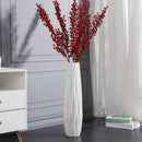 Axyaa 24" Tall Ceramic Floor Vase - Modern Large Decorative Vase for Home and Office