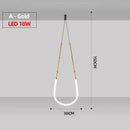 Axyaa Designer Duplex Nordic LED Chandelier for Living Room and Restaurant