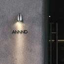 Axyaa Aluminum Spot Wall Lamp Silver Electroplating Sconce Light LED Store Decoration