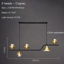 Axyaa Nordic Bean Bubble Chandelier: Creative LED Pendant Light for New Restaurant and Bar Counter
