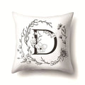 Nordic Style Letter Wreath Pillow Cover by Axyaa - Home Decor Essential