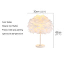 Axyaa Nordic Feather Floor Lamp LED Standing Light for Living Room & Bedroom