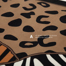 Axyaa Leopard Print Area Rug: Modern Living Room Carpet, Non-slip Washable Mat