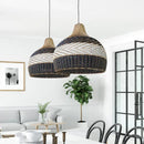 Axyaa Rattan Pendant Lights: Chinese Style Luminaire for Dining, Restaurant