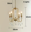 Axyaa Gold Crystal Chandelier for Elegant Home Lighting