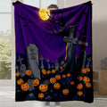 Axyaa Halloween Flannel Blanket | Autumn Winter Warm Gift Blanket