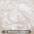 Axyaa Waterproof Vinyl Tablecloth Protector for Dining Tables